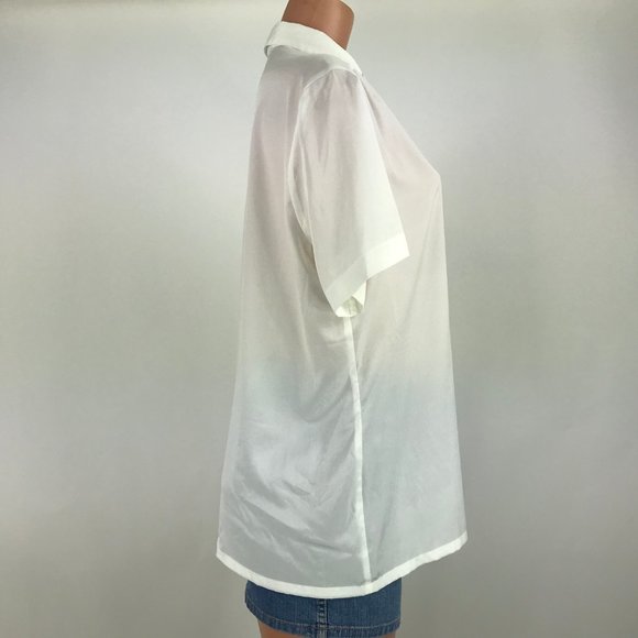 James Kenrob By Dalton Women's Top Size L White - Picture 4 of 8